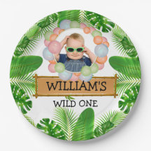 Safari Animals Wild One Birthday PHOTO