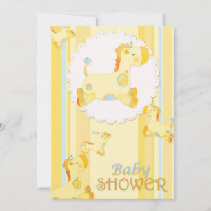 Safari Baby Giraffe Baby Shower Invitation