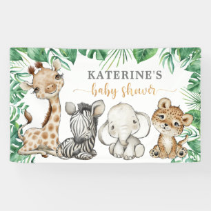 Safari Baby Shower Banner