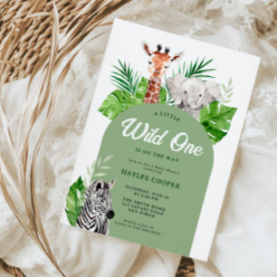 Safari Baby Shower Invitation