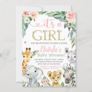 Safari Baby Shower Invitation