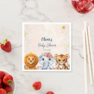Safari Baby Shower Napkin