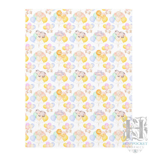 Safari Baby Shower Scrapbook Paper