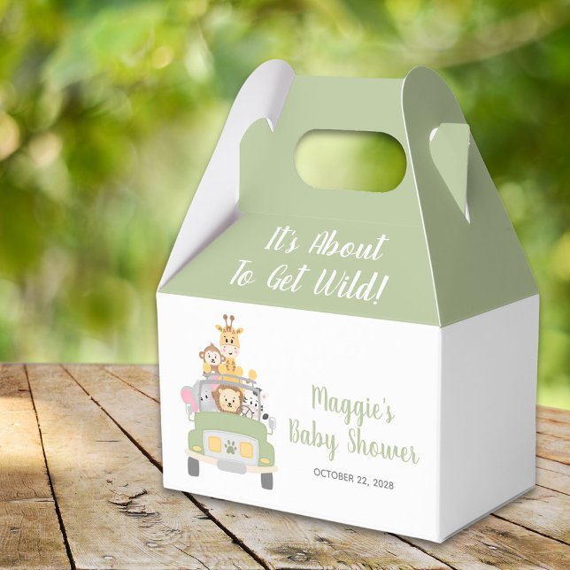 Safari Baby Shower Thank You Favour Box (Creator Uploaded)