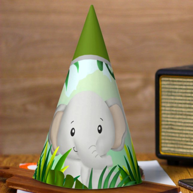Safari Birthday Elepant Party Hat (Creator Uploaded)