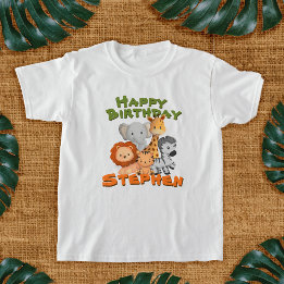 Safari Birthday Party T-Shirt