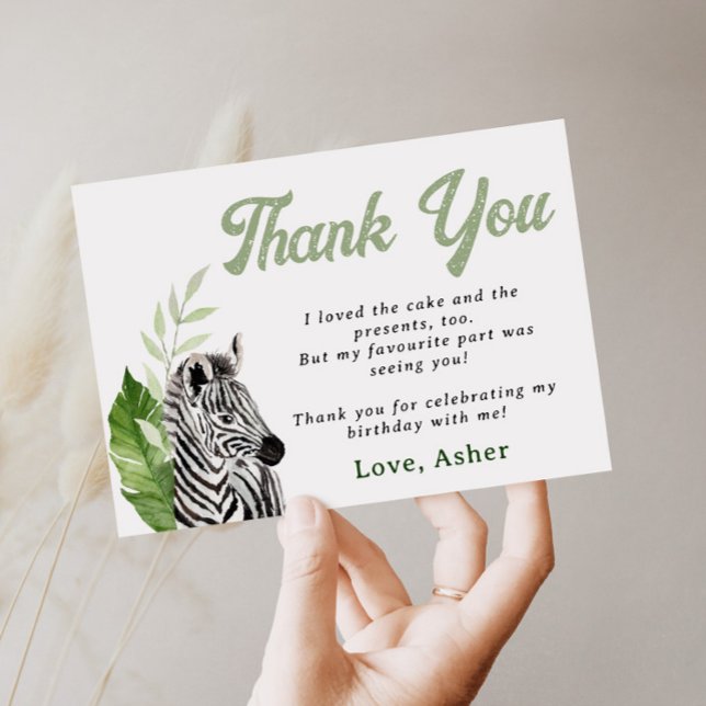Safari Birthday Thank You (Creator Uploaded)