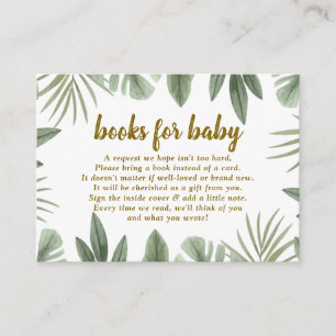 Safari Books For Baby Enclosure Card