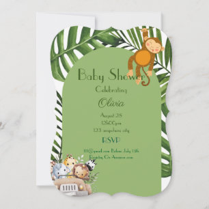 SAFARI BOY BABY SHOWER INVITATION