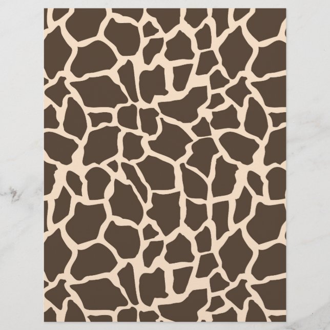 Safari Boy Dual-Sided Scrapbook Paper A (Front)