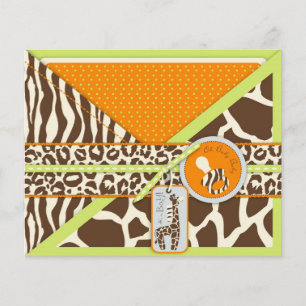 Safari Boy Green Advice Card