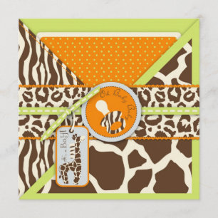 Safari Boy LGR Invitation Square