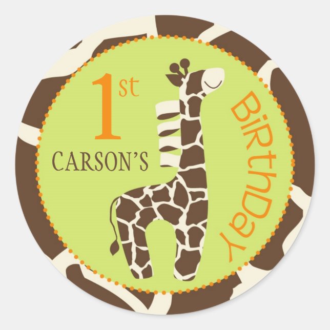 Safari Boy OR Sticker GIR 1 (Front)