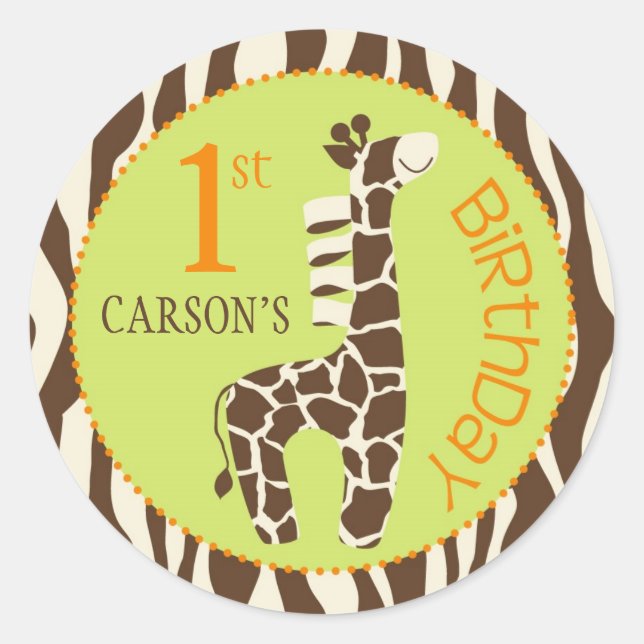 Safari Boy OR Sticker ZEB 1 (Front)