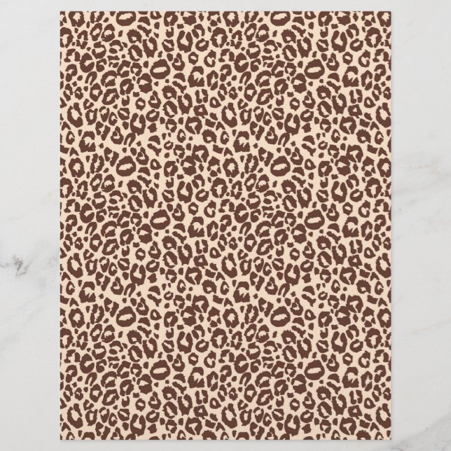 Safari Boy Scrapbook Paper Cheetah (Front)
