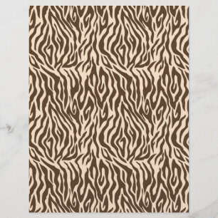 Safari Boy Scrapbook Paper Zebra