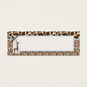 Safari Boy Skinny Gift Tag 2