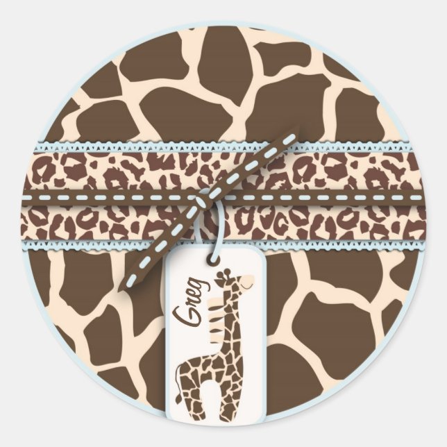Safari Boy Sticker C (Front)