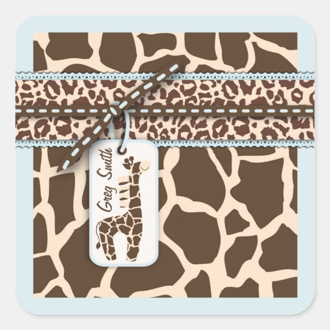 Safari Boy Sticker C2 (Front)