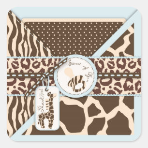 Safari Boy TY Sticker B