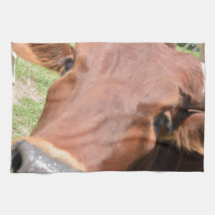 Safari Brown Cow Tea Towel