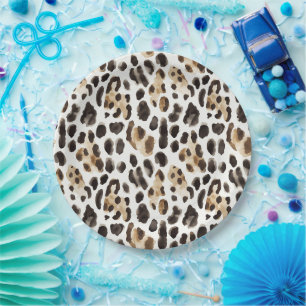 Safari Cheetah Birthday   Paper Plate