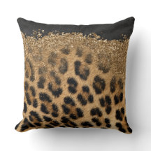 Safari Chic: Animal Skin Texture Throw Pillows
