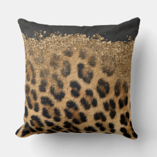 Safari Chic: Animal Skin Texture Throw Pillows