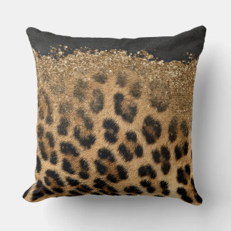 Safari Chic: Animal Skin Texture Throw Pillows