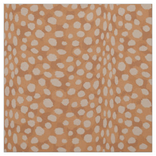 Safari chic neutral taupe beige cheetah print fabric
