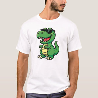 Safari dinosaur with Cool Shades T-Shirt
