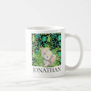 Safari Elephant Boy Coffee Mug