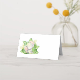 Safari Elephant  Place Card