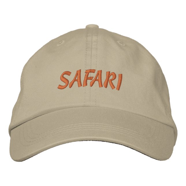 SAFARI EMBROIDERED HAT (Front)