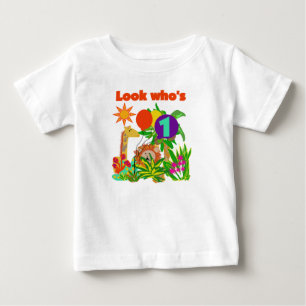 Safari First Birthday Baby T-Shirt