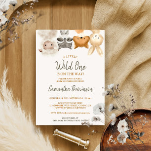 Safari Forest Animal Shower Invitation