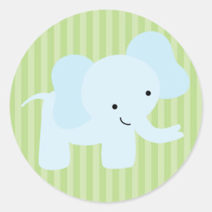 Safari Friends Classic Round Sticker