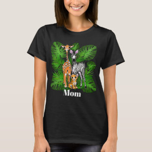 Safari friends- Giraffe, Zebra, Tiger, jungle T-Shirt