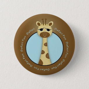 Safari Giraffe Button