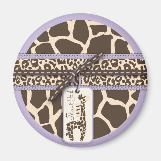Safari Girl Lavender TY Magnet 2