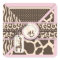 Safari Girl Square Sticker