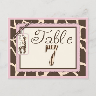 Safari Girl Table Postcard 7