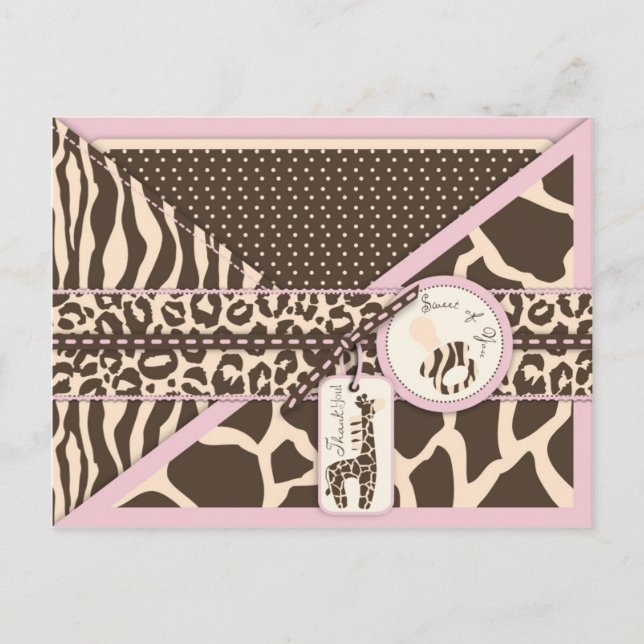 Safari Girl TY Postcard (Front)