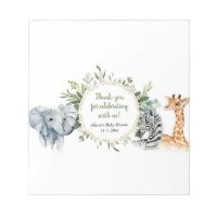 Safari greenery baby shower candy bar wrappers