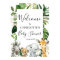 Safari Greenery Foliage Baby Shower Welcome Poster