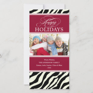SAFARI HOLIDAY   HOLIDAY PHOTO CARD