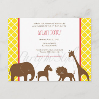 Safari_Invite.jpg Invitation Postcard