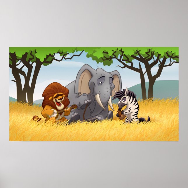 Safari Jug Band Poster (Front)