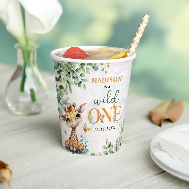 Safari Jungle Animals Birthday Paper Cups (Creator Uploaded)