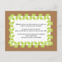Safari Jungle Baby Baby Shower POEM 2
